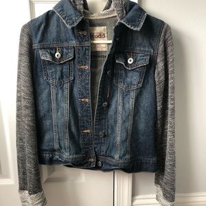 RELIST MUDD two toned jean jacket
